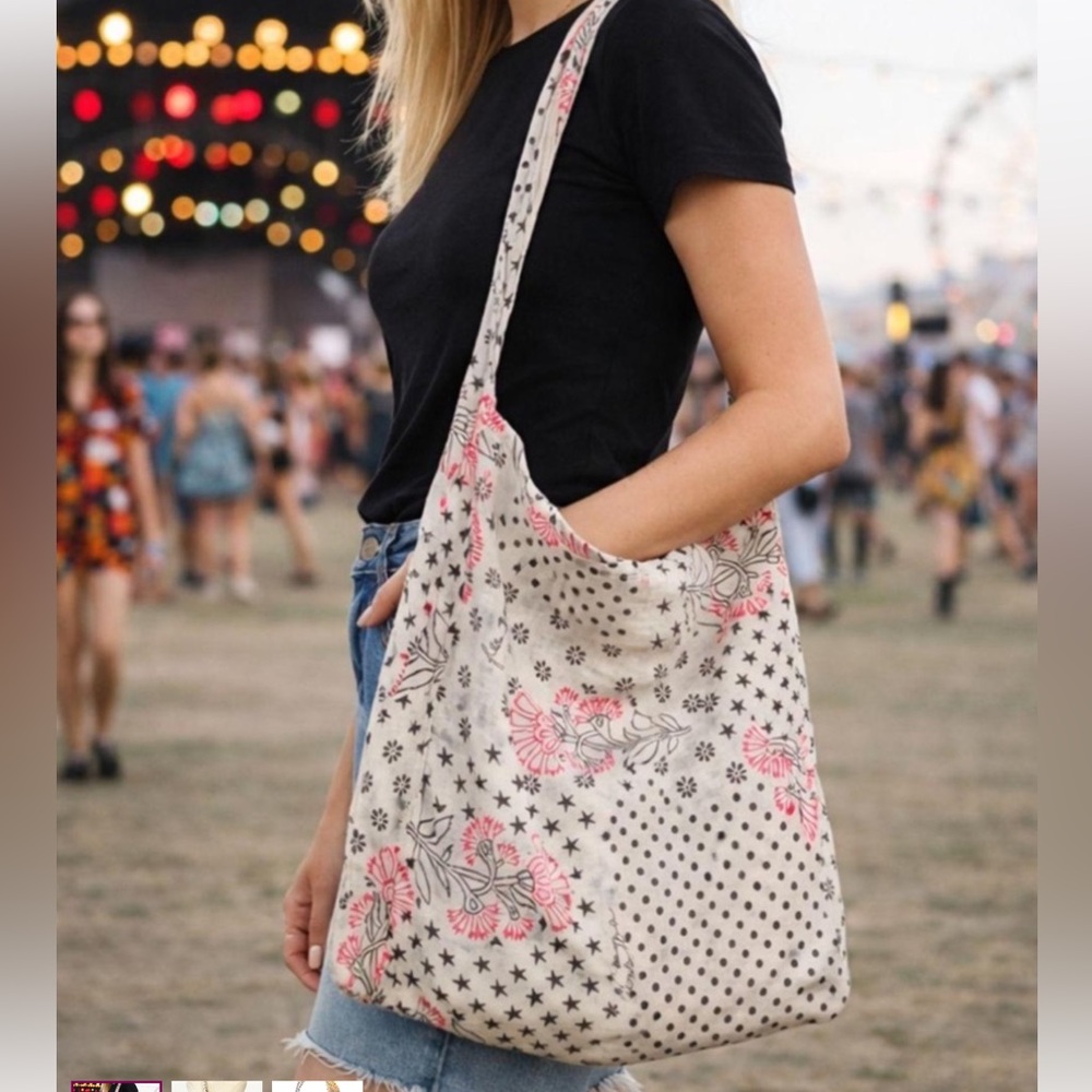 Free People cotton Muslin Tote Bag